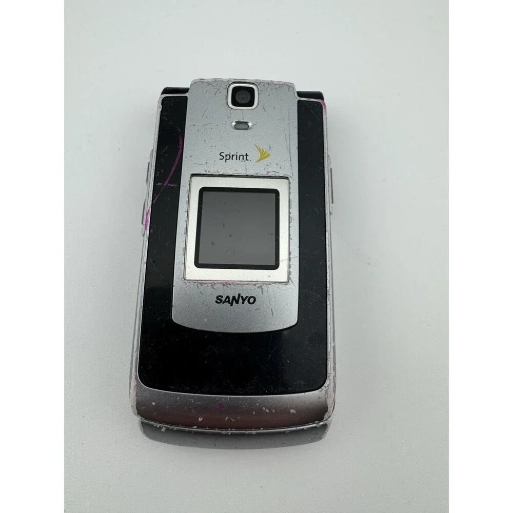 Sanyo Katana II SCP-6650 - Black & Silver ( Sprint )  *Not Tested *